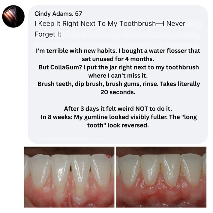Customer daily oral-care routine